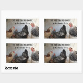 Eierkarton Rechteckiger Aufkleber (Blatt)