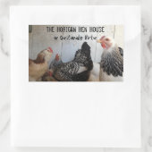 Eierkarton Rechteckiger Aufkleber (Tasche)