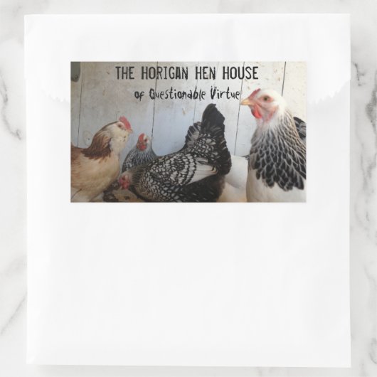 Eierkarton Rechteckiger Aufkleber (Tasche)