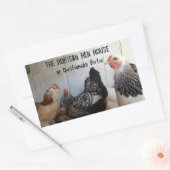 Eierkarton Rechteckiger Aufkleber (Umschlag)