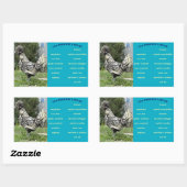 Eierkarton Rechteckiger Aufkleber (Blatt)