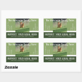 Eierkarton-Verpackung Gefälliges Zitat für Hühnche Rechteckiger Aufkleber (Blatt)