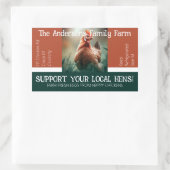 Eierkarton-Verpackung Gefälliges Zitat für Hühnche Rechteckiger Aufkleber (Tasche)