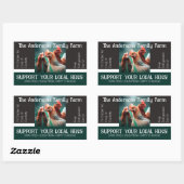 Eierkarton-Verpackung Gefälliges Zitat für Hühnche Rechteckiger Aufkleber (Blatt)