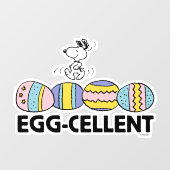 Eierkeller Snoopy Oster Fensteraufkleber (Blatt)