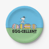 Eierkeller Snoopy Oster Pappteller (Vorderseite)