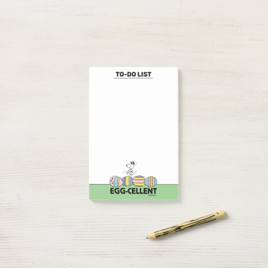 Eierkeller Snoopy Oster Post-it Klebezettel (Auf Schreibtisch)