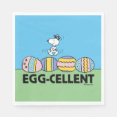 Eierkeller Snoopy Oster Serviette (Vorderseite)