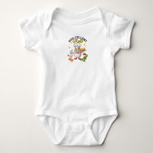 Eierkellerrollen Perfect Bite Baby Strampler (Vorderseite)