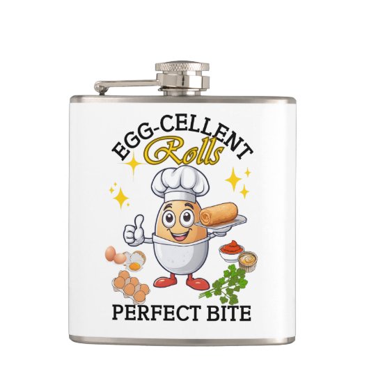 Eierkellerrollen Perfect Bite Flachmann (Vorderseite)