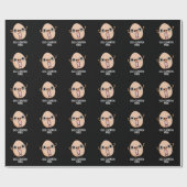 Eierklamation Mark Funny Egg Pun Dark BG Geschenkpapier (Flach)