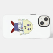Eierkopf Doktor iPhone Hülle (Rückseite (Horizontal))