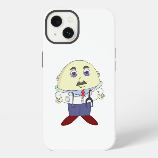 Eierkopf Doktor iPhone Hülle (Rückseite)