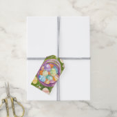 Eierkörbchen | Frühlingspastel Geschenkanhänger (Mit Garn)