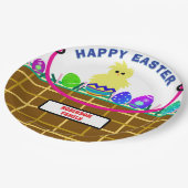 Eierkörbchen Pappteller (Schrägansicht)