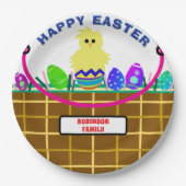 Eierkörbchen Pappteller (Vorderseite)