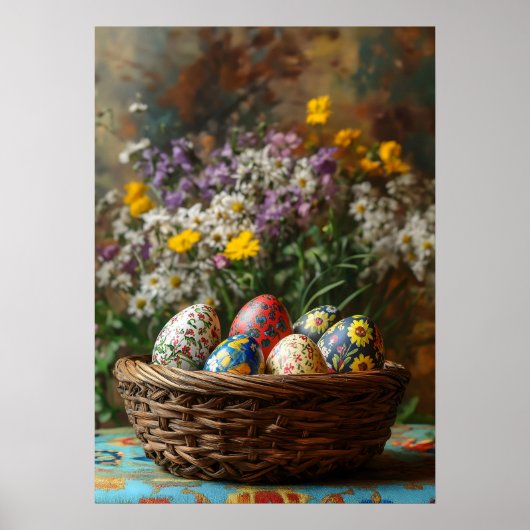 Eierkörbchen Poster (Vorne)