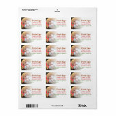 Eierkörbe Adressaufkleber (Vorne)