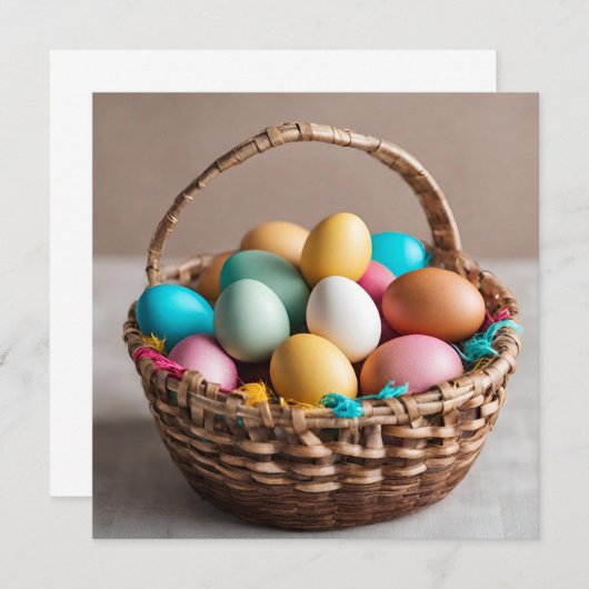 Eierkörbe Einladung (Vorne/Hinten)