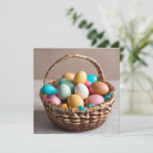 Eierkörbe Einladung (Stehend Vorderseite)