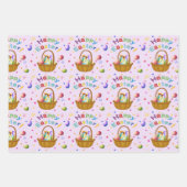 Eierkörbe für Ostern Geschenkpapier Set (Vorderseite 2)