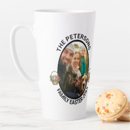 Eierkörbe für personalisierte Osterfamilien - Foto Milchtasse