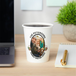 Eierkörbe für personalisierte Osterfamilien - Foto Pappbecher