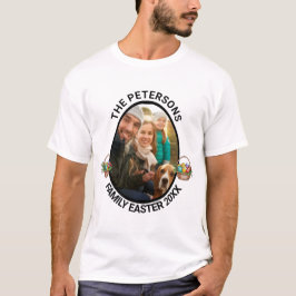 Eierkörbe für personalisierte Osterfamilien - Foto T-Shirt