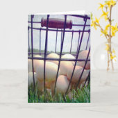 Eierkörbe Jeden Anlaß Karte (Gelbe Blume)