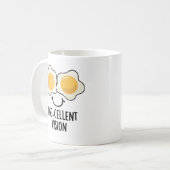 Eierkuchen Vision Funny Egg Pun Kaffeetasse (Vorderseite Links)