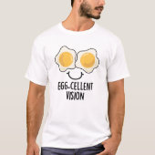 Eierkuchen Vision Funny Egg Pun T-Shirt (Vorderseite)