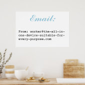 Eierlegende Wollmilchsau (in deutscher Sprache: Poster (Küche)