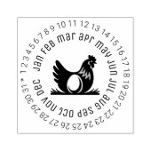 Eiermarkierer gummistempel (Prägung)