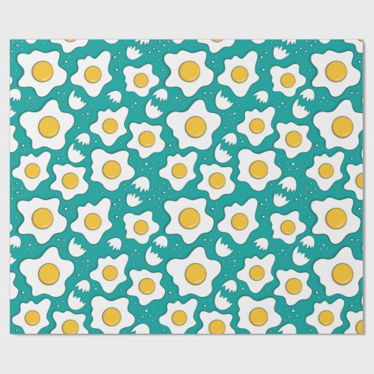 Eiermuster Geschenkpapier (Flach)