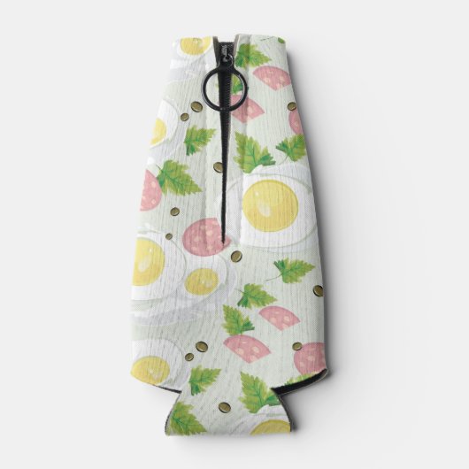 Eiermuster und Wurstmuster Flaschenkühler (Rückseite)