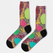 Eiernostik Socken (Linkes Detail)