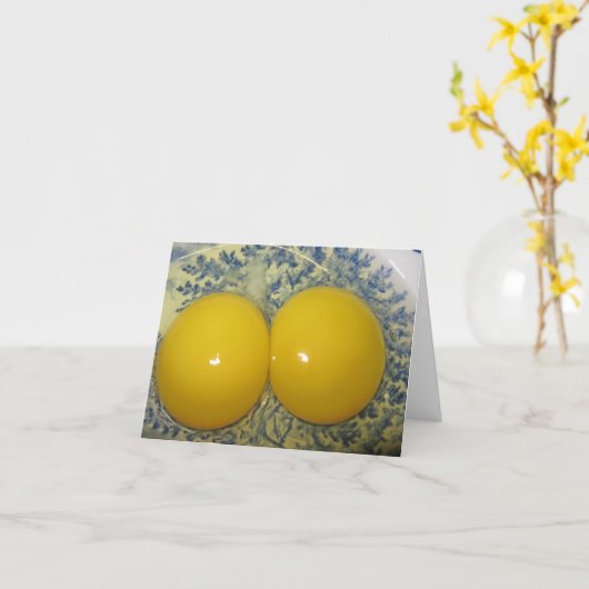 Eiernotecard Karte (Gelbe Blume)