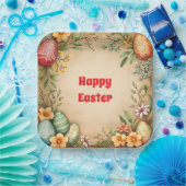 EierOstern Vintage Trendsammlung Pappteller (Party)