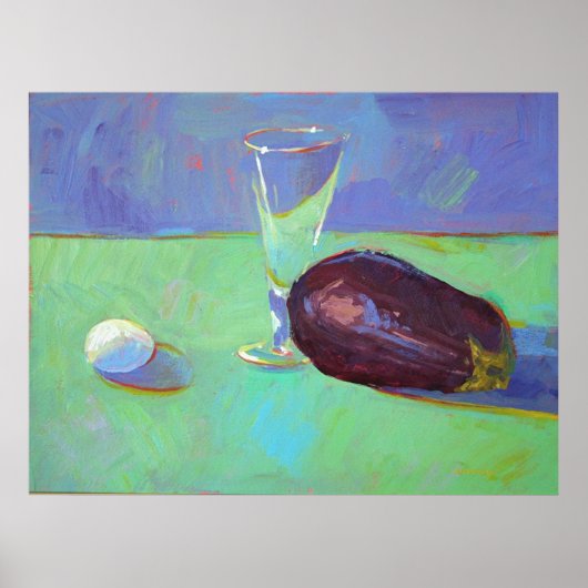 Eierpflanze und Eier Poster (Vorne)