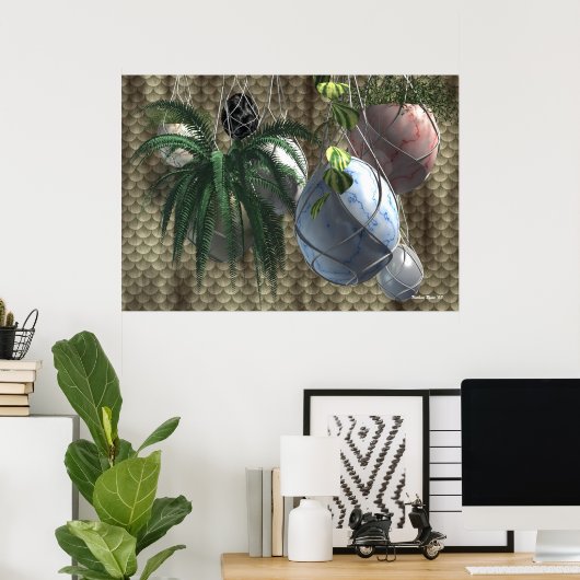 Eierpflanzer Poster (Heimbüro)