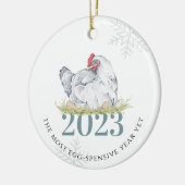 Eierpreise | Funny Groceries Christmas 2023 Keramik Ornament (Links)