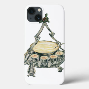 Eierpunsch in einer Vintage-Weihnachtsbaum-Punschs iPhone 13 Hülle