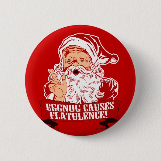 Eierpunsch verursacht Blähung Button (Vorderseite)