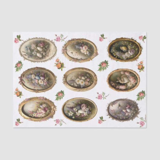 Eierrahmen Seidenpapier (Vorderseite)