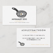 Eierschale Visitenkarte (Vorne/Hinten)