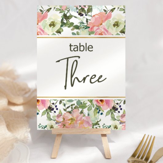 Eierschalen-Rosa-Blush-Blumen-Hochzeitstisch-Numme Tischnummer