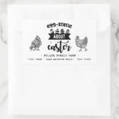 Eierschinken-Aufkleber Rechteckiger Aufkleber (Tasche)