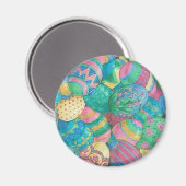 Eierstock Magnet (Vorderseite/Rückseite)