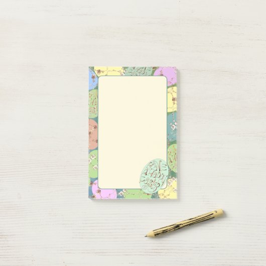 Eierstöcke für die Rose Post-it Klebezettel (Auf Schreibtisch)