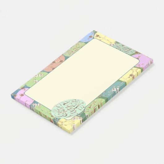 Eierstöcke für die Rose Post-it Klebezettel (angewinkelt)